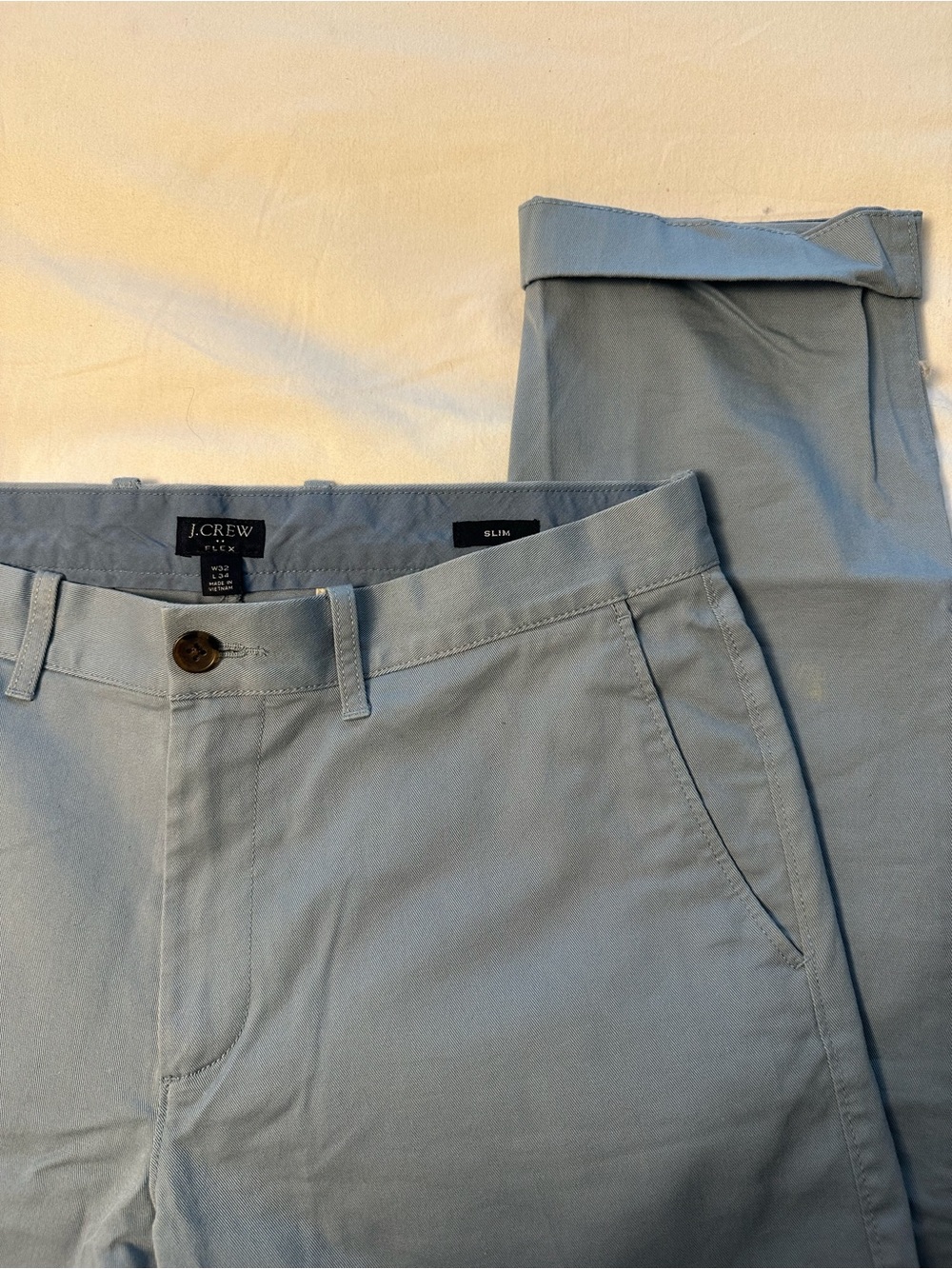 J. Crew Slim Dress Pants in Pale Blue
